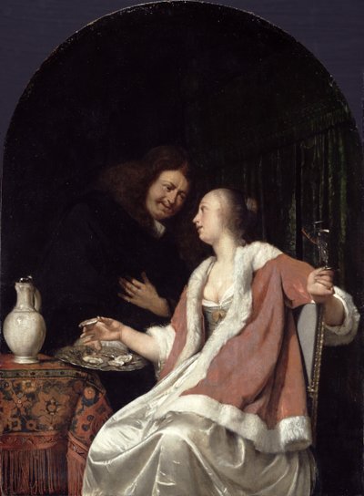 Dutch Courtship by Frans van Mieris